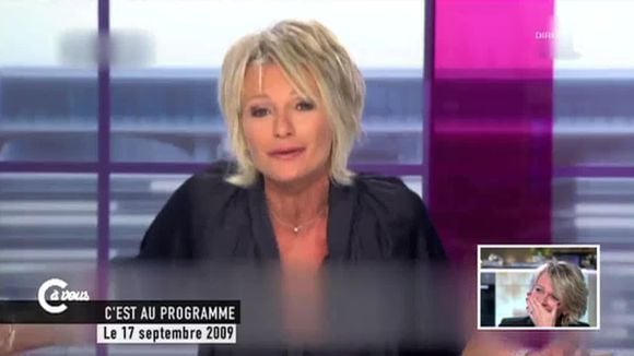 "C à vous" avec Sophie Davant.