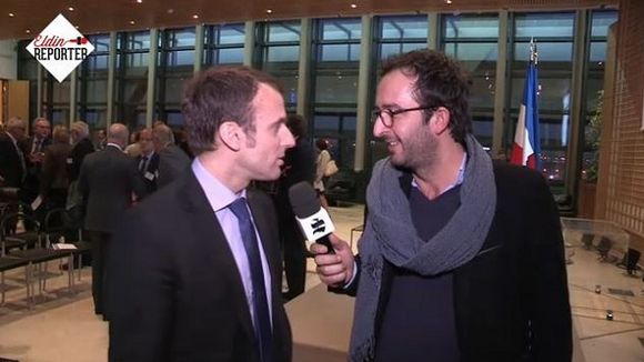 "Le Supplément" : Emmanuel Macron joue Molière avec Cyrille Eldin