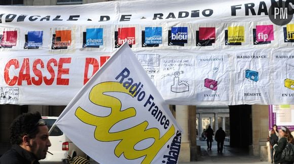 Radio France, en grève depuis le jeudi 19 mars.