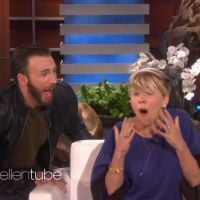 Chris Evans effraie Scarlett Johansson chez Ellen DeGeneres