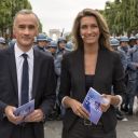 Gilles Bouleau et Anne-claire Coudray, le 14 juillet 2014.