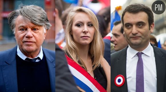 Gilbert Collard, Marion Maréchal Le Pen et Florian Philippot