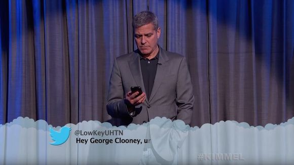 George Clooney, Halle Berry, Liam Neeson : Les stars lisent - en direct - les pires tweets à leur sujet