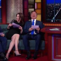 "Downton Abbey" avec l'accent américain chez Stephen Colbert