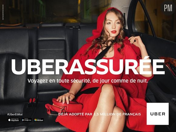 Uberassurée : Première campagne de publicité d'Uber