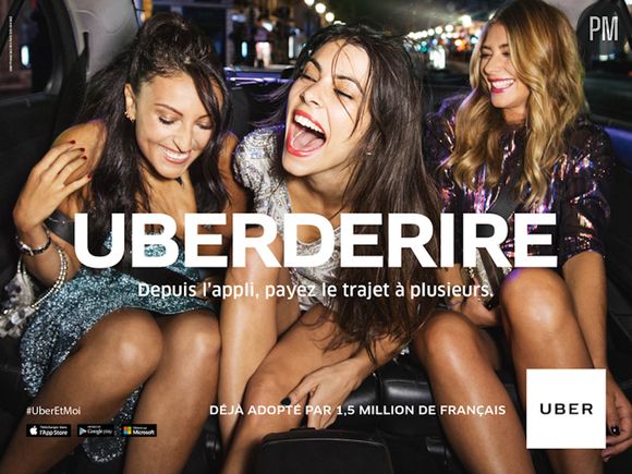 Uberderire : Première campagne de publicité d'Uber