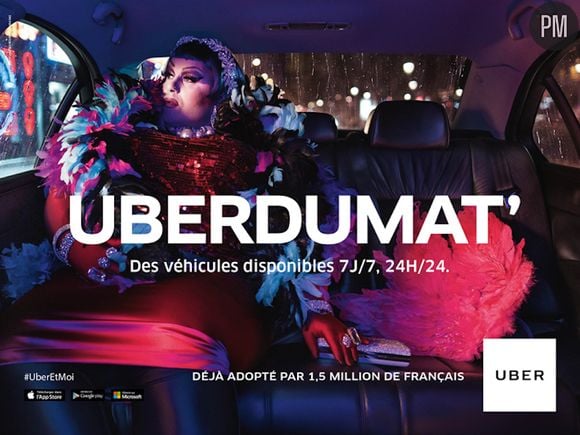 Uberdumat' : Première campagne de publicité d'Uber