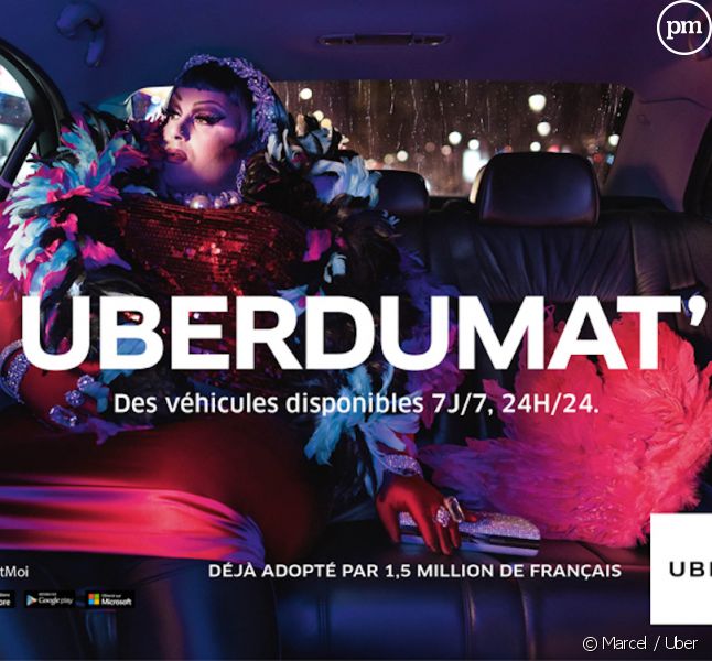 Uberdumat' : Première campagne de publicité d'Uber