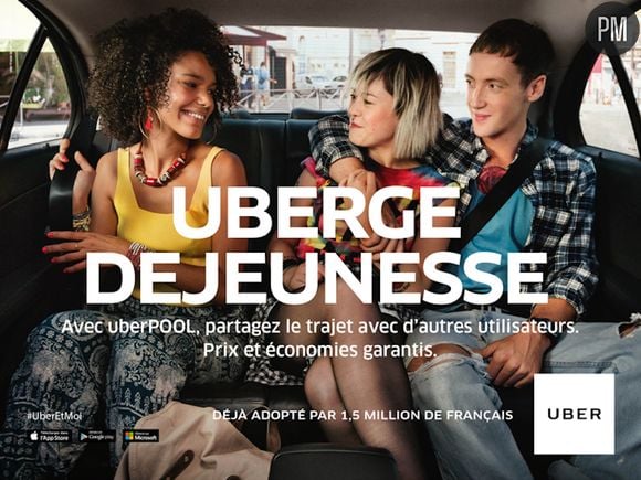 Uberdejeunesse : Première campagne de publicité d'Uber