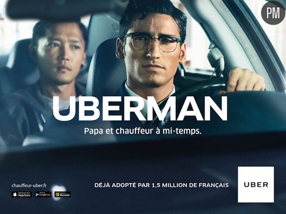 Uberman : Première campagne de publicité d'Uber