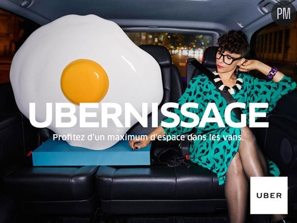 Ubernissage : Première campagne de publicité d'Uber