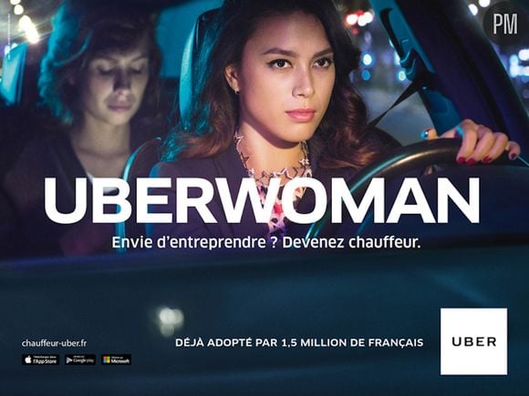 Uberwoman : Première campagne de publicité d'Uber