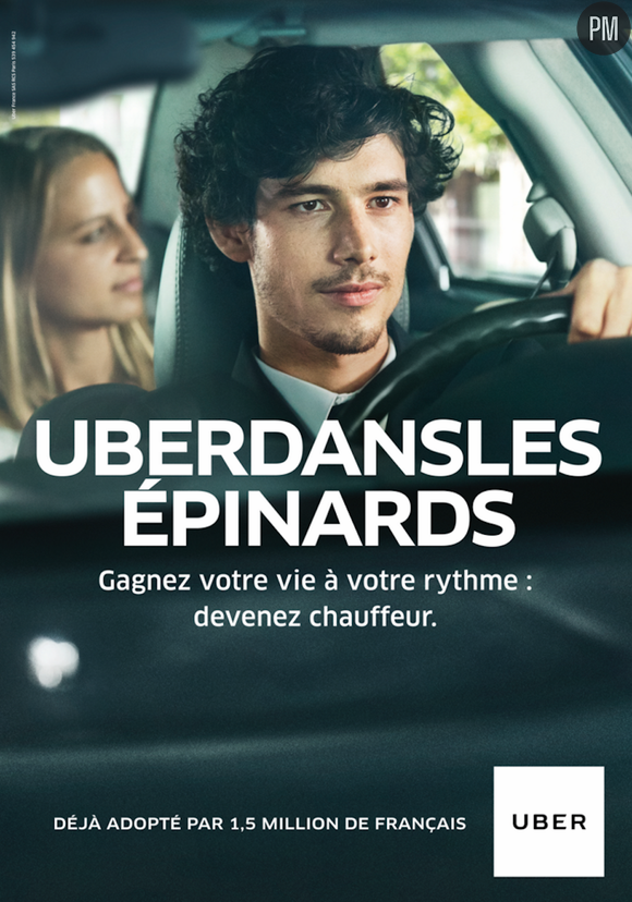 Uberdanslesépinards : Première campagne de publicité d'Uber