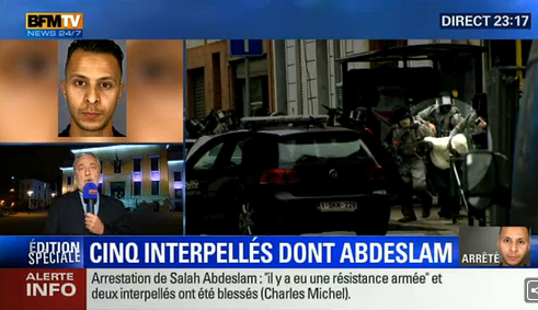 Audiences : Les chaînes info boostées par l'arrestation de Salah Abdeslam