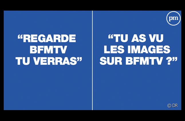 Campagne d'affichage de BFMTV