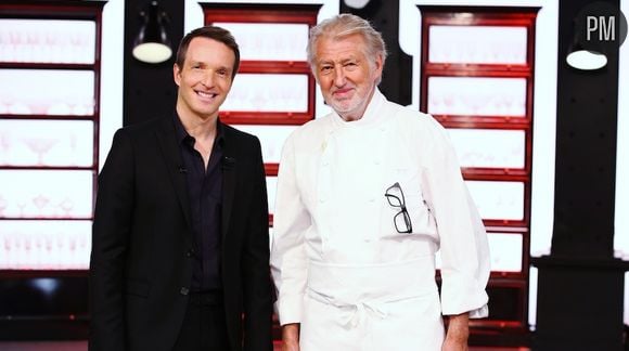 Stéphane Rotenberg et Pierre Gagnaire dans "Top Chef" 2016