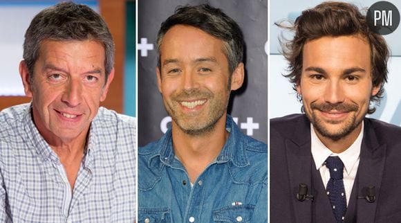 Michel Cymes, Yann Barthès et Bertrand Chameroy.