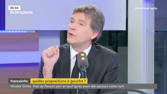 Quand Arnaud Montebourg zappe Fabienne Sintes sur franceinfo