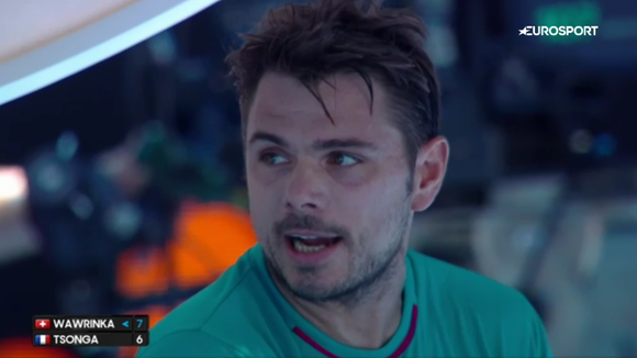 Eurosport capte une discussion enflammée entre Tsonga et Wawrinka à l'Open d'Australie