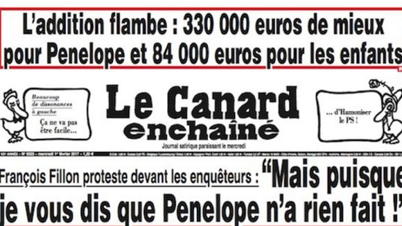 L'affaire Penelope Fillon booste les ventes du "Canard Enchaîné"