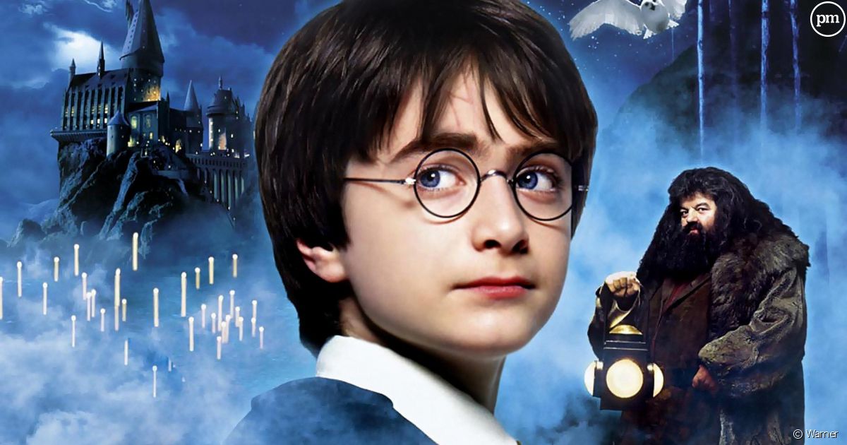 Le Choixpeau Magique parlant d'Harry Potter (Daniel Radcliffe) dans Harry  Potter à l'Ecole des Sorciers