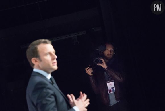 Emmanuel Macron, shooté par sa photographe officielle.