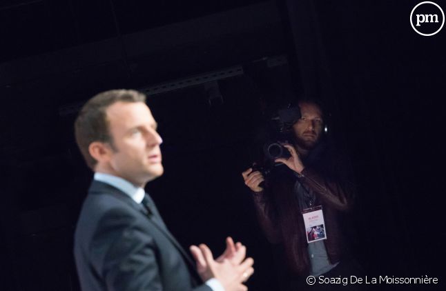 Emmanuel Macron, shooté par sa photographe officielle.