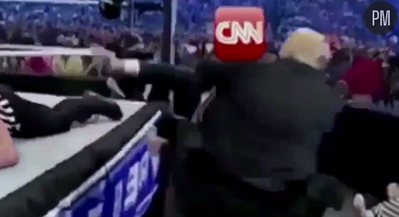 Capture d'écran de la vidéo postée hier de Donald Trump.