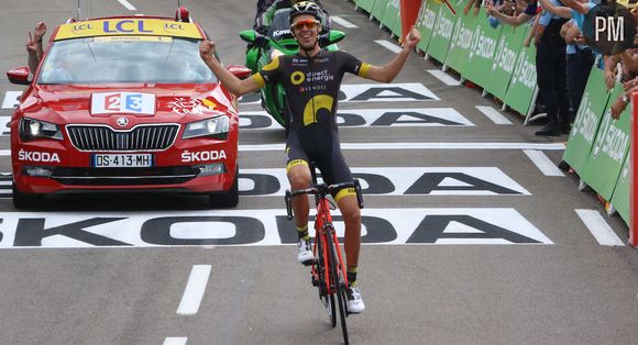 Lilian Calmejane, vainqueur de la huitième étape du Tour de France