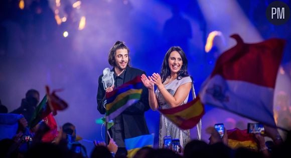 Salvador Sobral et Jamala, gagnants de l'Eurovision 2017 et 2016