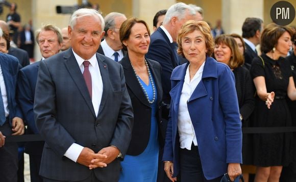 Jean-Pierre Raffarin, Ségolène Royal et Édith Cresson en juillet 2017.