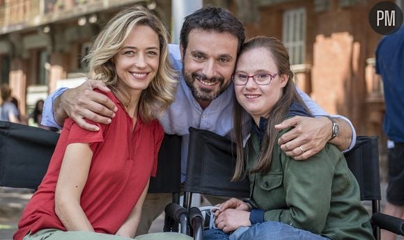 Hélène de Fougerolles, Bruno Salomone et Marie Dal Zotto dans "Mention particulière"