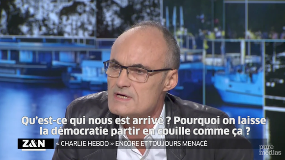 Menaces contre "Charlie" : "Ca fait des mois que ça dure et tout le monde s'en fout !!", s'insurge Philippe Val