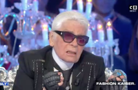 Karl Lagerfeld dans "Salut les Terriens" sur C8.