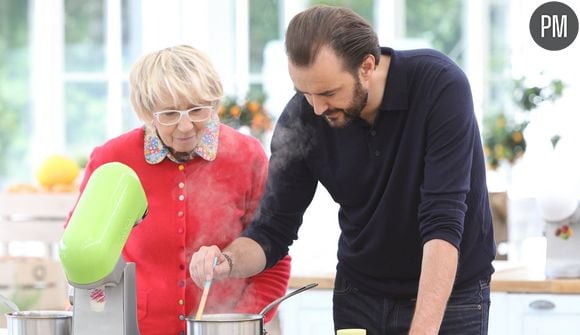 Cyril Lignac et Mercotte ("Le Meilleur Pâtissier" 2017)