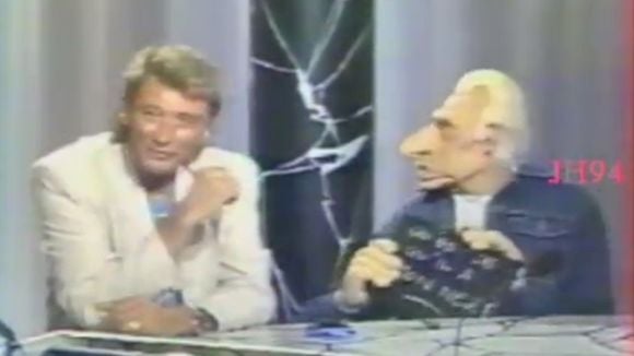 Johnny Hallyday dans "Les Guignols"