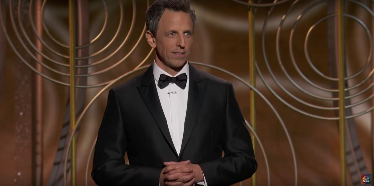 Golden Globes 2018 Seth Meyers parle de harcèlement et de Donald