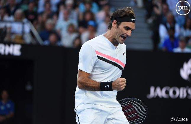 Roger Federer finaliste de l'Open d'Australie.