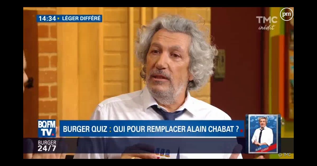 Burger Quiz : Alain Chabat se retire de la présentation du jeu de TMC -  Puremedias