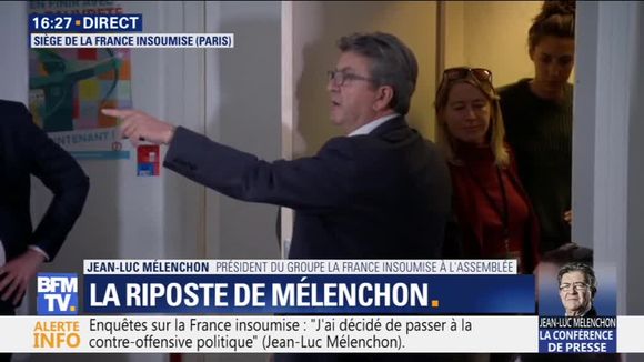 Jean-Luc Mélenchon s'énerve en conférence de presse