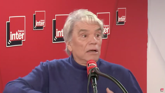 Bernard Tapie au micro de Léa Salamé