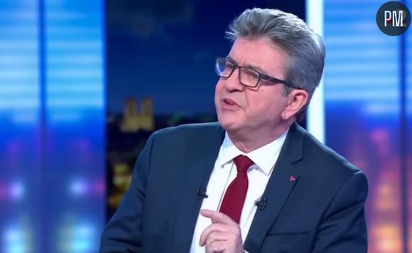 Jean-Luc Mélenchon sur le plateau du "20 Heures" de France 2