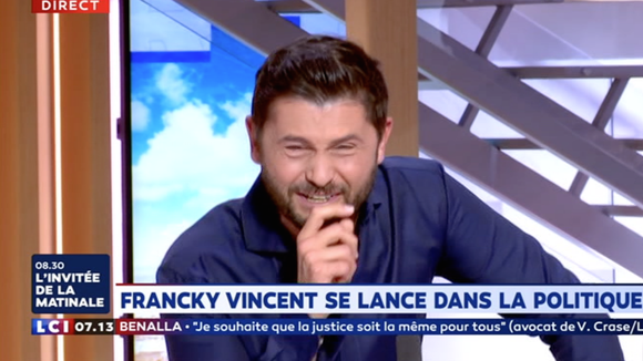 Long fou rire dans la matinale de LCI après un sujet sur Francky Vincent