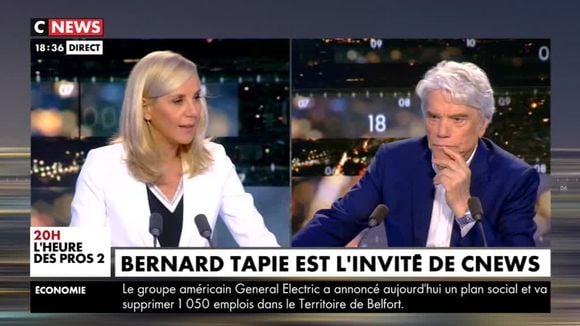 "Je rentre dans le dur" : Privé de voix, Bernard Tapie s'exprime sur son état de santé sur CNews