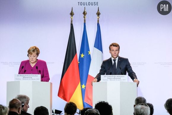 Angela Merkel et Emmanuel Macron