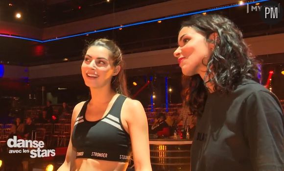 Candice Pascal et Shy'm sur le plateau de "Danse avec les stars"