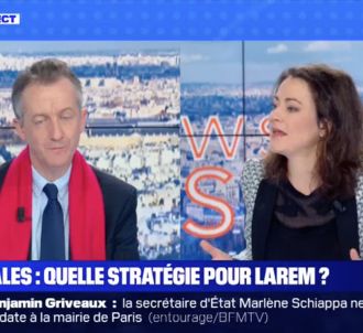 Marie-Laure Harel recadre Christophe Barbier sur BFMTV.