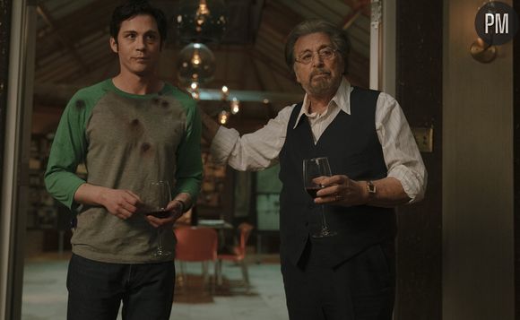 Logan Lerman et Al Pacino dans "Hunters"