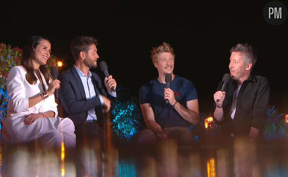 Karine Ferri, Christophe Beaugrand, Gérémy Crédeville et Jean-Luc Lemoine.