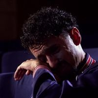 Le joueur du PSG, Marquinhos, fond en larmes dans "Téléfoot"